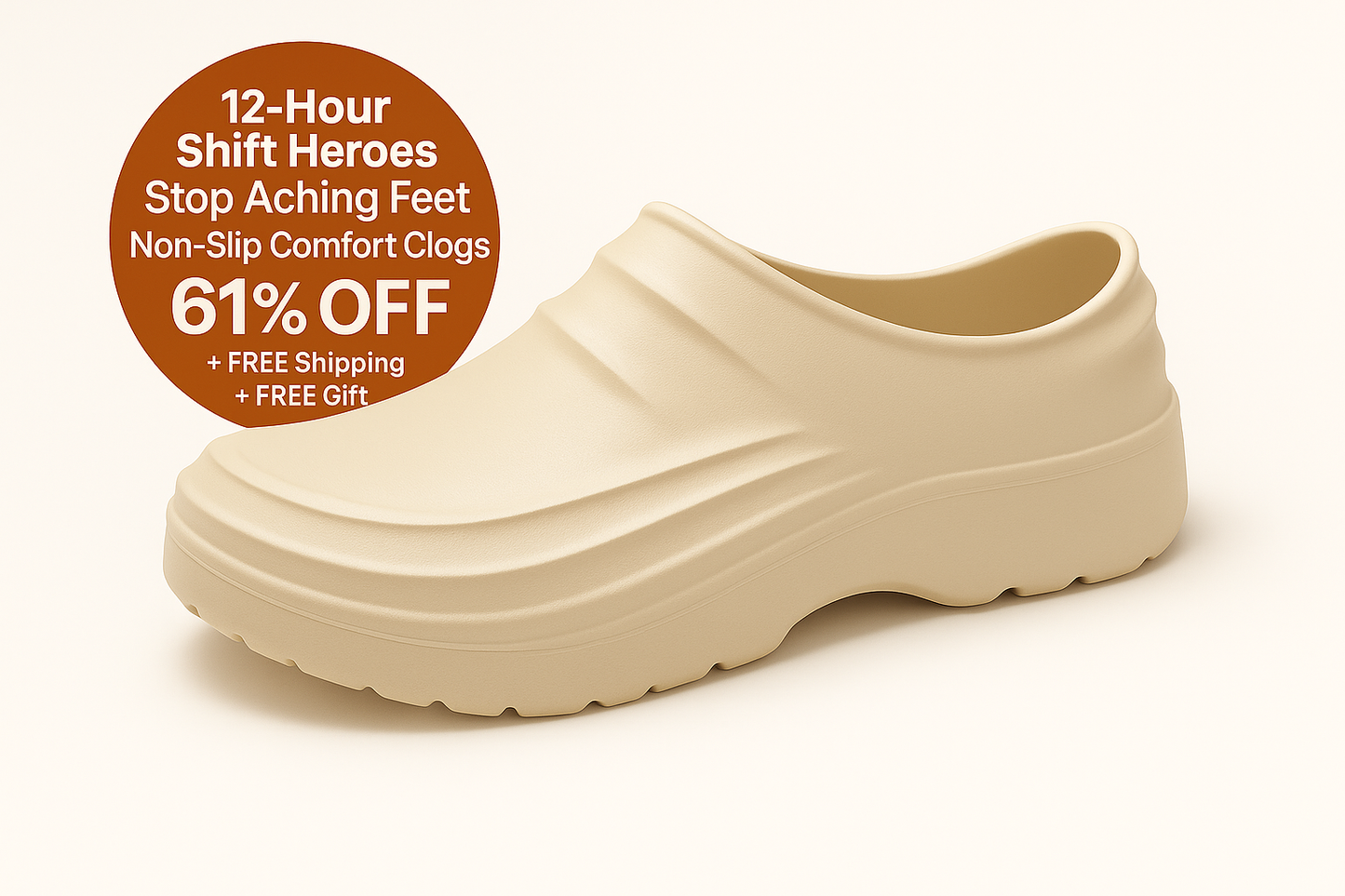 All-Day ComfortWalk Clogs - Stop Foot Pain & Stay Safe